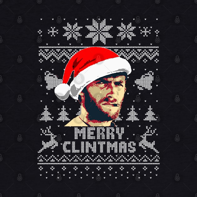 Clint Eastwood Merry Clintmas by Nerd_art